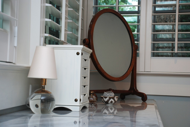 retreat vanity mirror