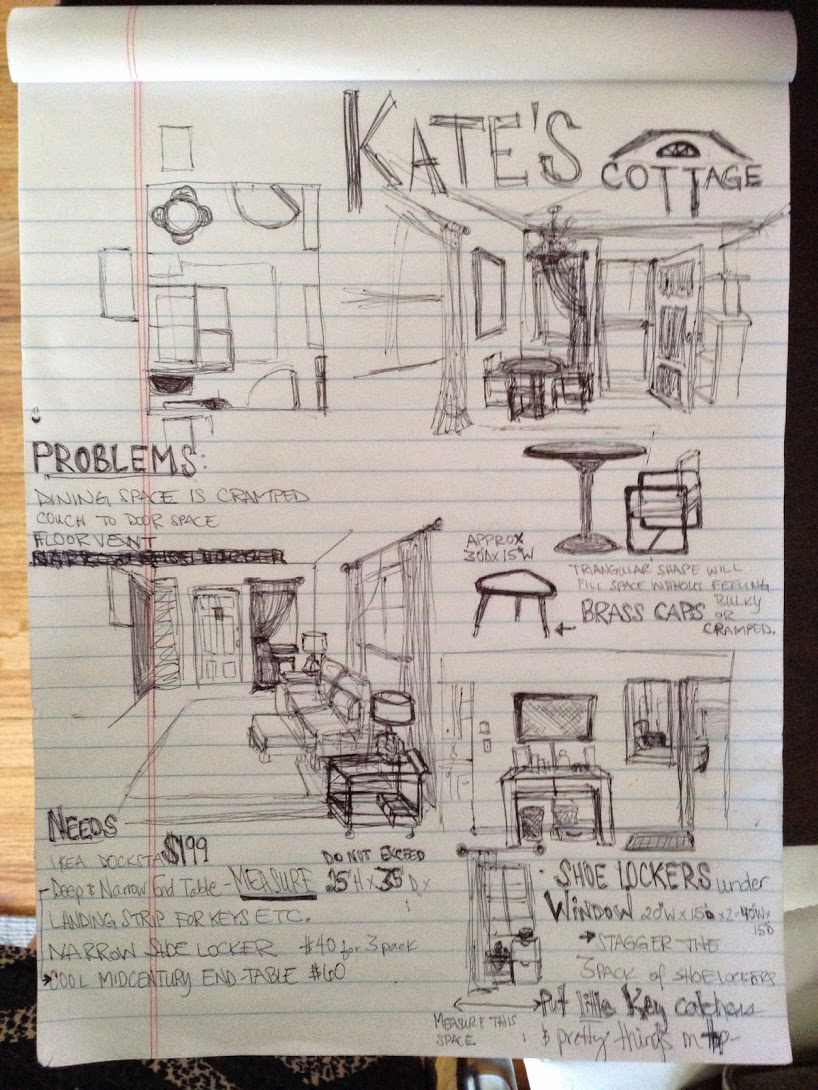 Kates Cottage doodles and planning