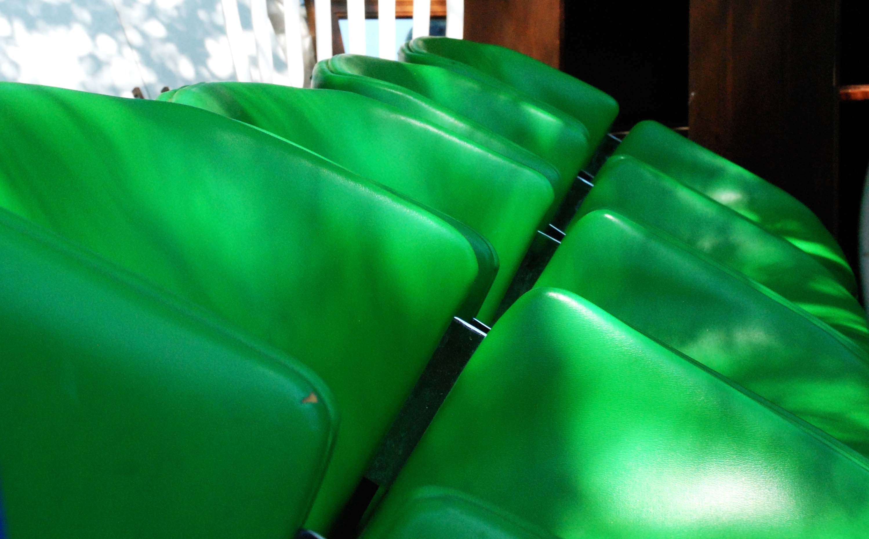 flea modern green chairs