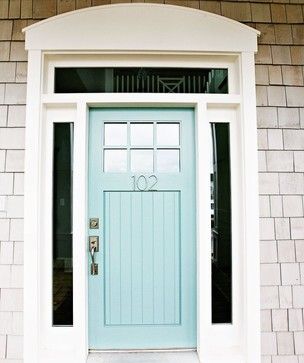 blue wythe door