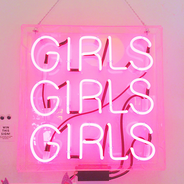 Jen Gotch Ban.do Neon Light Girls Girls Girls
