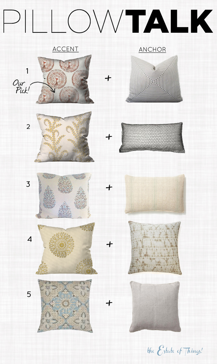 Pillow Talk Accent and Anchor Pillows by The Estate of Things