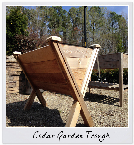 cedar garden trough