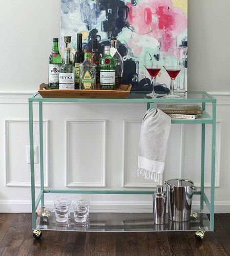 ikea style me pretty bar cart