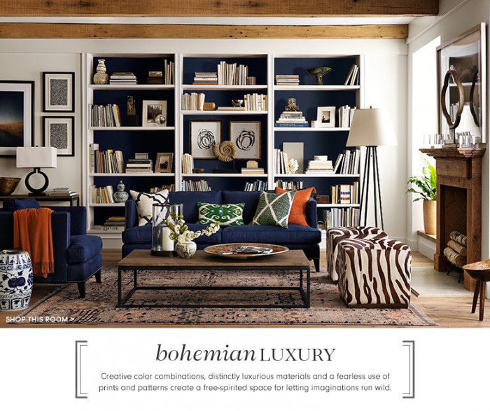 Bohemian Luxury by Williams Sonoma Home