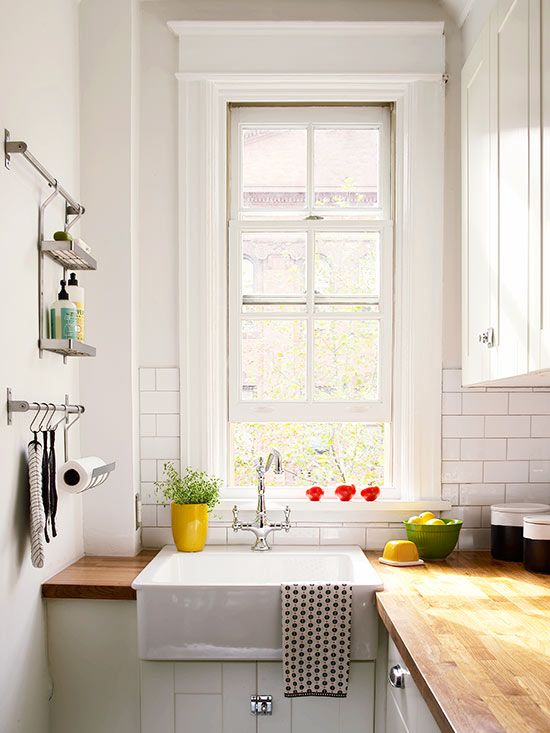 Kitchen Pot Rails small kitchen