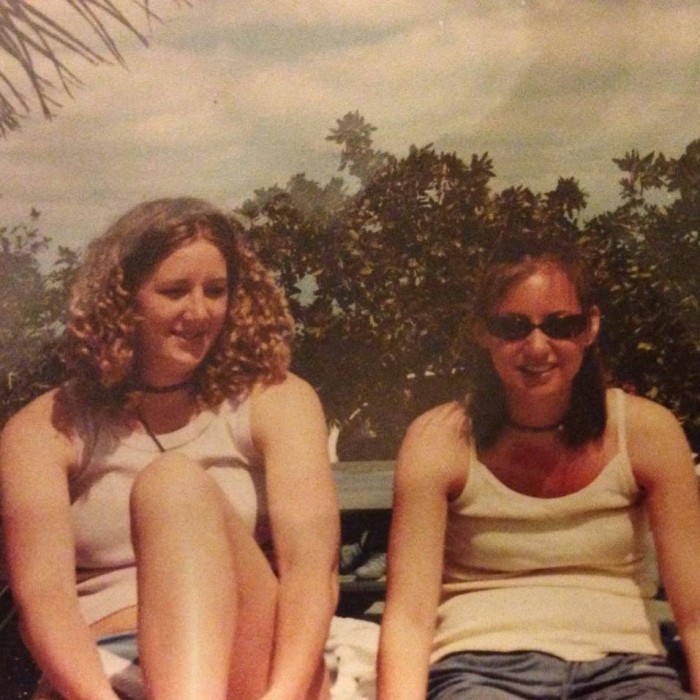 Betsy & Sarah in Key West, Spring Break. 2001