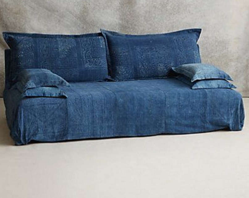 anthro batik sofa