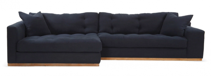 bradford linen sofa via one kings lane