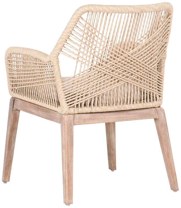 loom-arm-chair Woven Dining Chairs Becki Owens